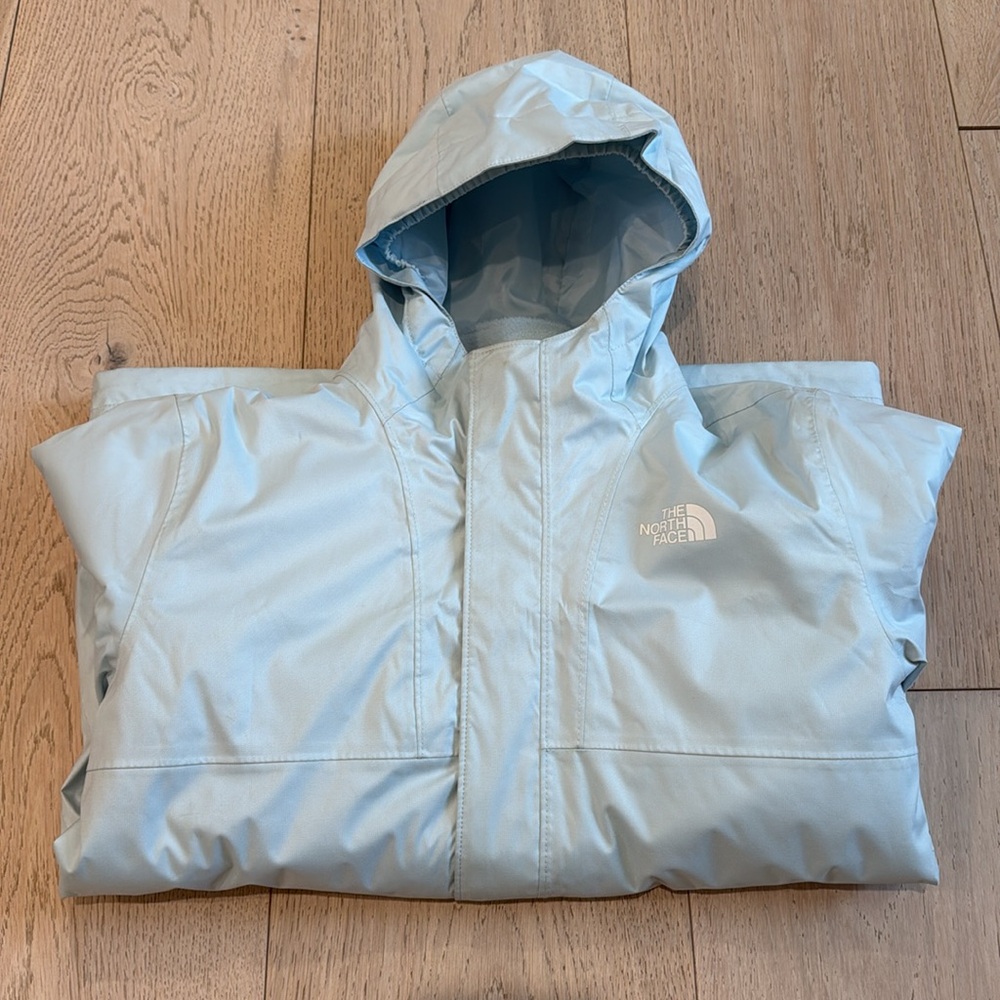The North Face Coat w/ Removable Fleece Lining in Size Girls XL (18) - Picture 4 of 14
